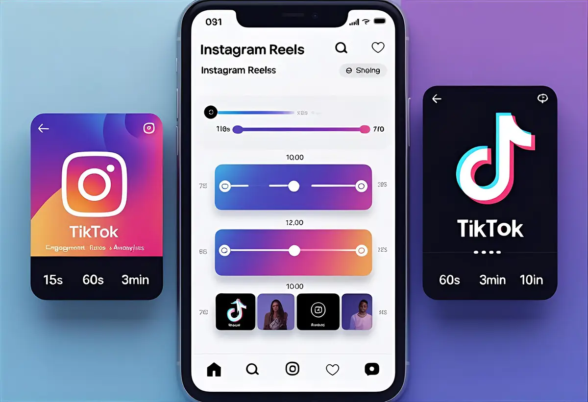 Comparing Instagram Reels and TikTok Video Lengths