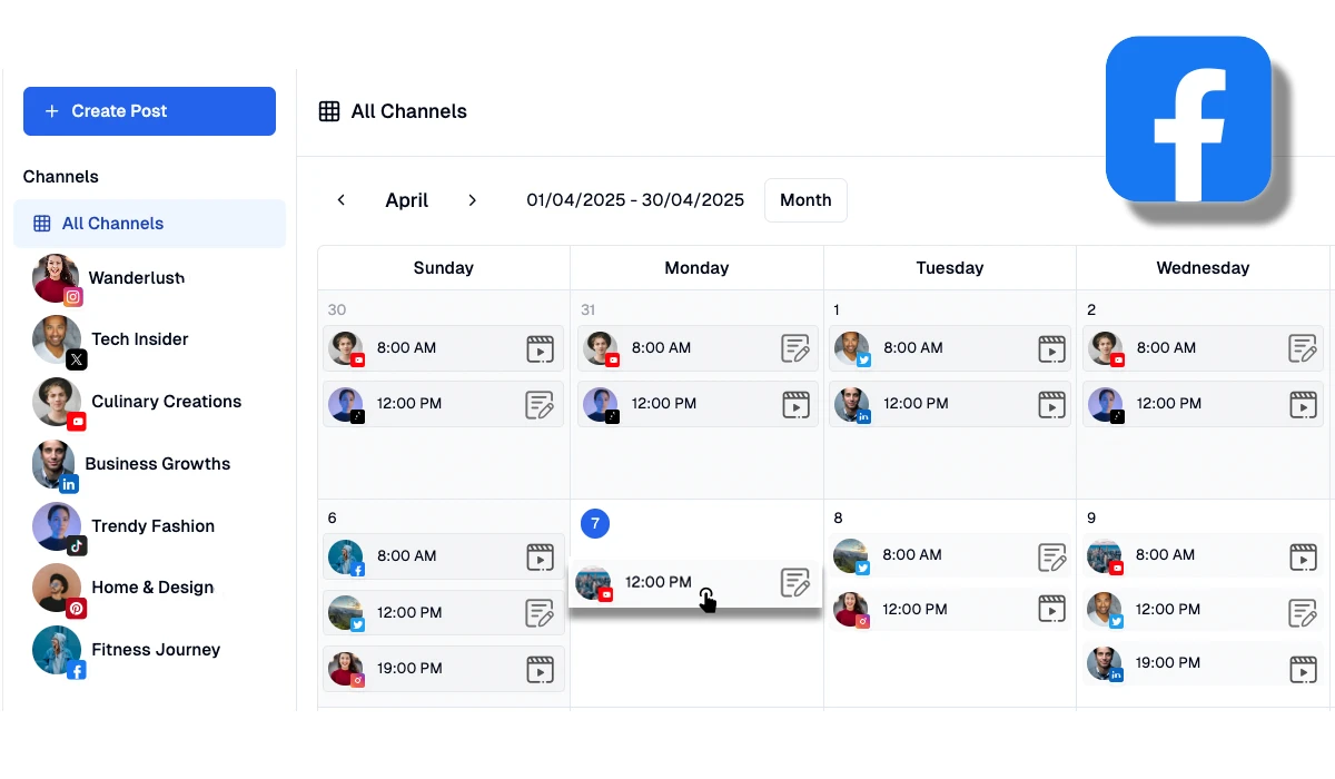 Pulzzy Facebook Dashboard