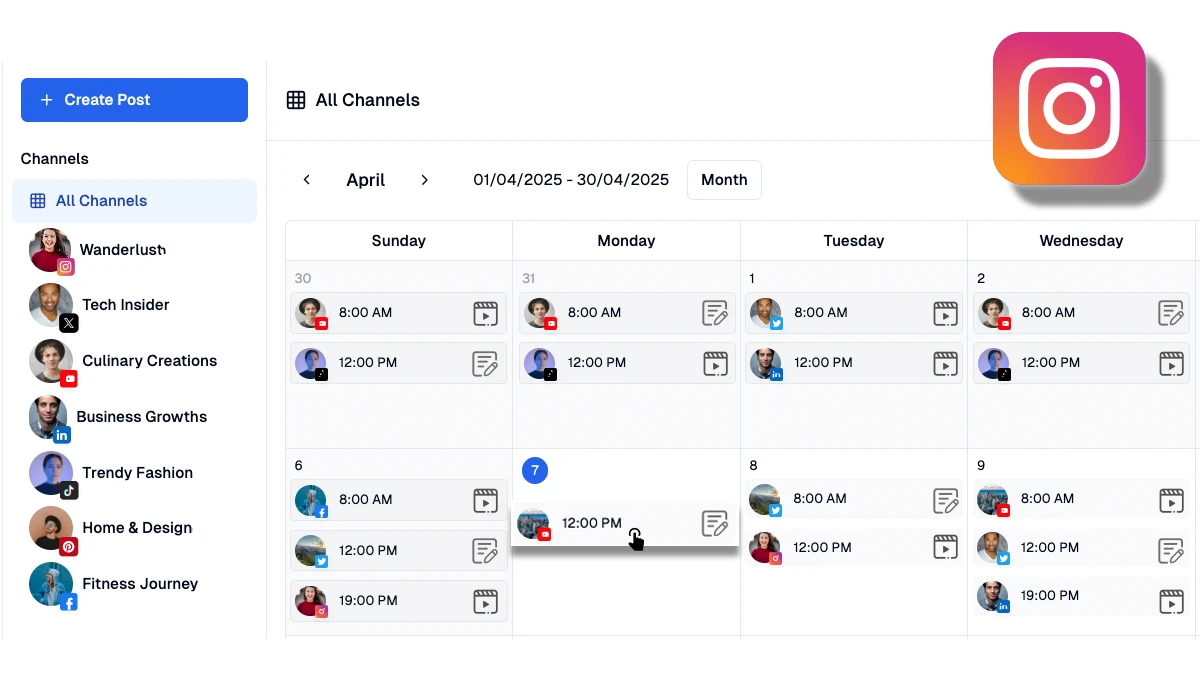 Pulzzy Instagram Dashboard