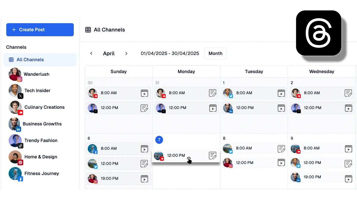 Pulzzy Threads Dashboard